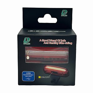 Lanterna Traseira Recarregavel Usb