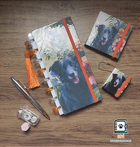 Kit Planner semanal + Chaveiro tipo post-it + Bloco tipo post-it (notas adesivas)