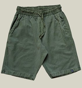 Bermuda Sarja Masculina Verde WSS Brasil Basic