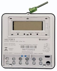 Relógio Energia Medidor Bifásico Nansen Vector 4 PA 2 - 120A