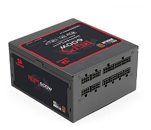Fonte Redragon Modular 600w 80 Plus Bronze Gc-ps003-1