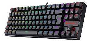 Teclado Magnético Gamer Redragon Kumara Pro Preto K552 Rgb
