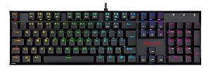 Teclado Gamer Redragon Mitra K551 Rgb - Switch Brown Qwerty Preto Português Brasil