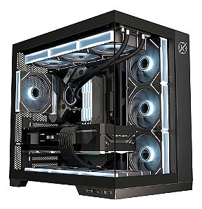 Gabinete Gamer Kalkan Asgard Mid Tower Vidro Temperado Preto