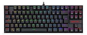 Teclado Magnético Gamer Redragon Kumara Pro Preto K552 Rgb