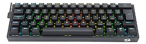 Teclado Redragon Gamer Mecânico Fizz Pro Rgb