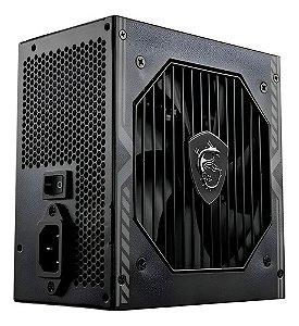 Fonte Msi Mag A650bn 650w 80 Plus Bronze Pfc Ativo Preto