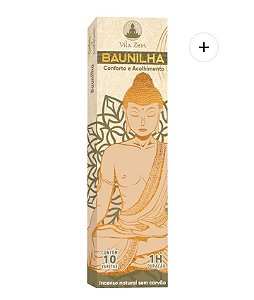 INCENSO NATURAL BUDDHA VILA ZEN - BAUNILHA