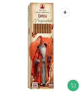INCENSO LINHA MÍSTICA VILA ZEN - CANELA