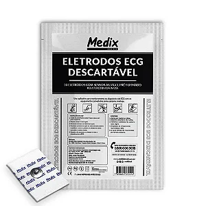 Eletrodo Descartável ECG Adulto 50un Medix