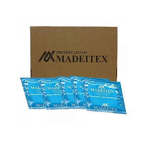 Preservativo Não Lubrificado 52mm 144un Madeitex