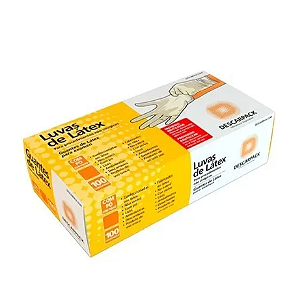 Luva Látex Procedimento Não Cirúrgico Com Pó 100un Descarpack