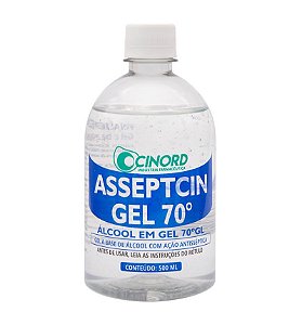 Álcool em Gel 70° Asseptcin 500ml Cinord