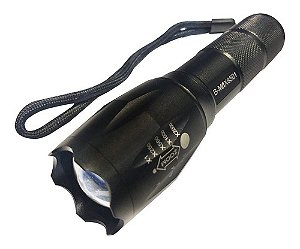 Lanterna Resistente Tática 3 modos Zoom 2000x Super LED