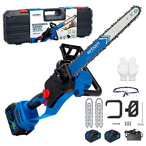 Motosserra Elétrica Portátil 12 Polegadas Brushless 2 Bateria 48V