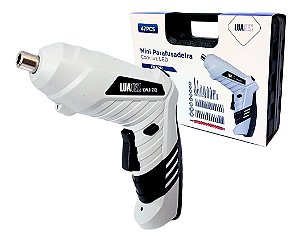 Kit Mini Parafusaderia Sem Fio Recarregável 47pçs Bits