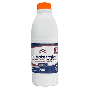 Impermeabilizante em Pó Rebotermic 800g Alta Durabilidade