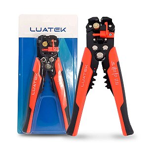 Alicate Automatico Decapador Crimpador 5 Em 1 Laranja