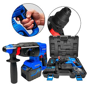 Martelete Perfurador 1150W – Recarregável e Completo