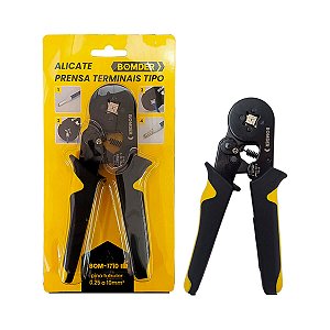 Alicate de Crimpagem para Terminais 0,25 - 10mm² Bomder