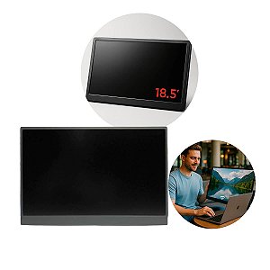 Tela portátil 18,5 full hd com conexão wireless smart view