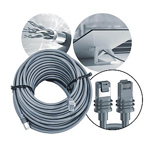 Cabo de reposição Starlink 30 metros com conexão estável