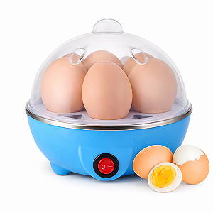 Cozedor de Ovos Elétrico 110V 7 Ovos 350W Azul