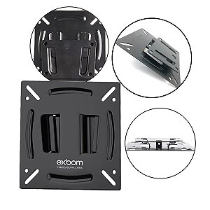 Suporte Universal Fixo para TV e Monitor 14 a 28 Polegadas VESA 75x100 até 15kg