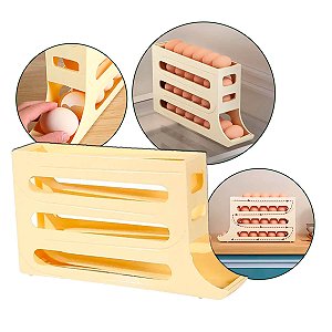 Organizador de Ovos 4 Andares – Capacidade para 30 Ovos