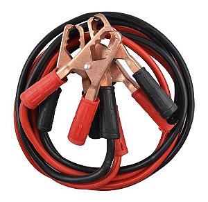 Kit 2 Cabos para Recarga de Bateria 600A 2,5 Metros Startools Automotivo