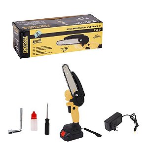 Mini Motosserra Elétrica 6" Startools 21V com Bateria Recarregável Bivolt