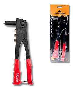 Rebitador Manual Profissional Black Bull 9,5 Pol com Pontas Intercambiáveis
