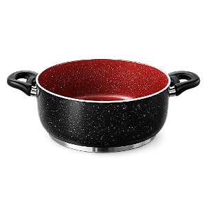 Caçarola Dubai Fratelli 20cm com Tampa e Revestimento Cerâmico