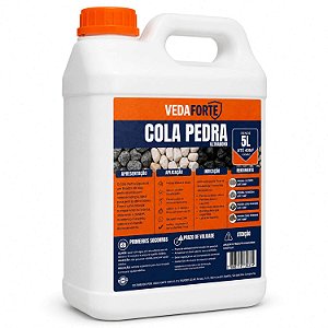 Cola Pedra Veda Forte Incolor 5 Litros para Jardim e Calçamento