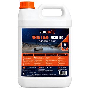 Vedalaje Veda Forte Incolor 5 Litros Impermeabilizante Acrílico