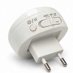 Luz Noturna Led com Sensor de Movimento Bivolt e 5 Níveis de Brilho