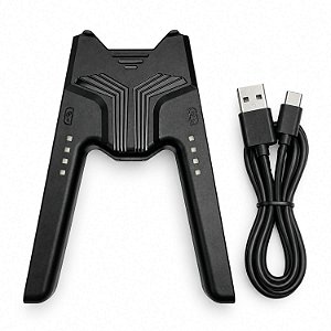 Punho Carregador para Joy Con Nintendo Switch com Indicador Led