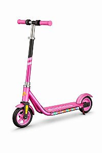 Patinete Elétrico Infantil 150W Rosa com Led e Velocidade até 15 km/h