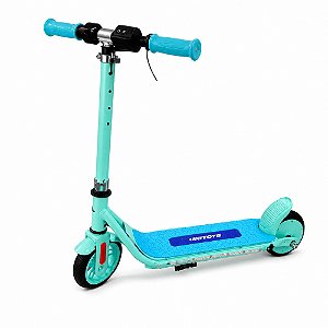 Patinete Elétrico Infantil 150W Azul com Led e Velocidade até 15 km/h