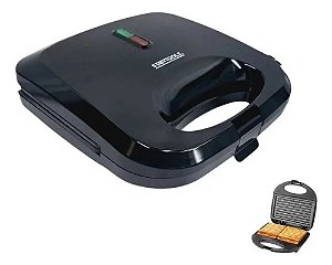 Sanduicheira Grill Elétrica Startools 750W 127V Antiaderente 2 em 1