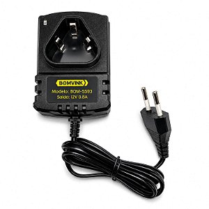 Carregador de Bateria 12V 0,8A Bivolt para Parafusadeira