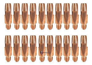 Kit 20un Bico Contato 1.2mm M8x30 Tocha Mig 360 Lynus Boxer