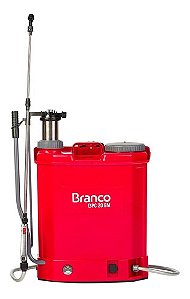 Pulverizador Costal 2 em 1 Manual e Bateria Branco BPC20BM