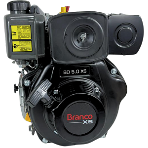 Motor Branco A Diesel 5hp Xs Partida Manual 4 Tempos 212cc