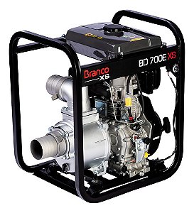 Motobomba Autoescorvante Diesel Branco Partida Elétrica Bd700e XS