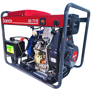 Motobomba A Diesel Branco Bd 717 Partida Elétrica Centrífuga