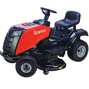 Trator Cortador Grama Gasolina 4t 540cc 19hp BT1942 Branco