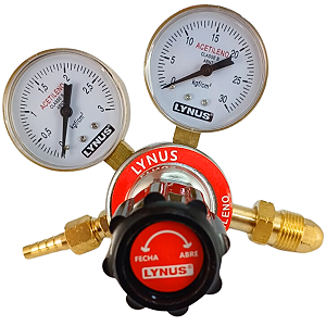 Regulador Manômetro De Pressão De Acetileno Lynus