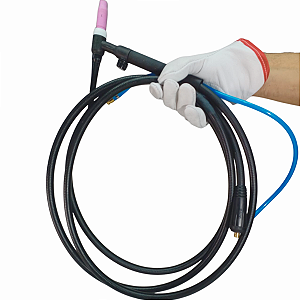 Tocha Tig Seca Solda C/ Valvula Conexão 9mm Wp17 Lynus