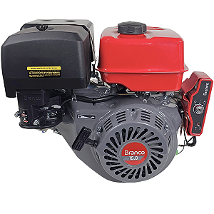 Motor Gasolina Branco B4t 15hp Estacionário Partida Elétrica